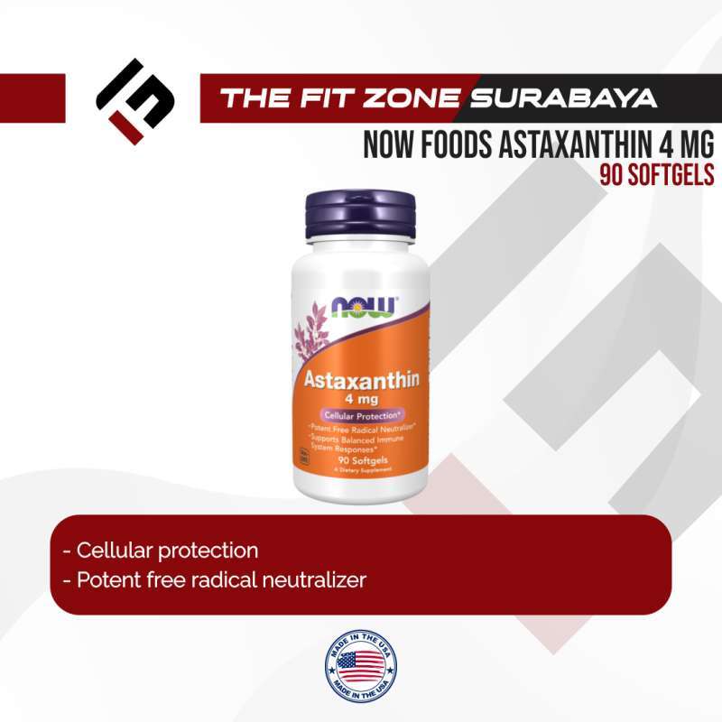 ランキング2022 NOW Foods アスタキサンチン 4mg 60粒 ベジーソフトジェル ナウフーズ Astaxanthin 60veggie  softgels
