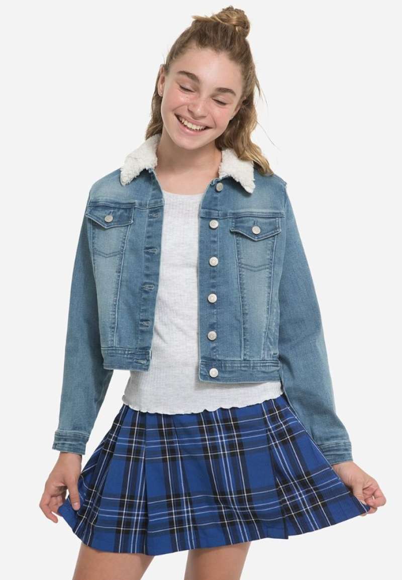 Jual Justice Girls Sherpa Collar Girls 