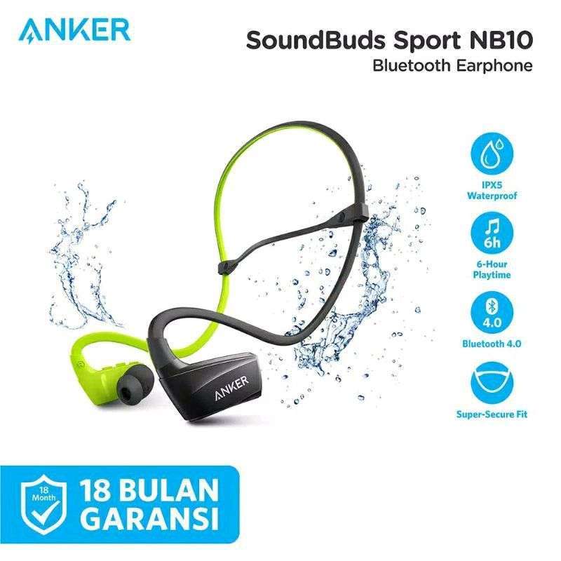 Jual Anker Soundbuds Sport Nb10 Wireless Bluetooth Original Resmi Di Seller Yuka Mall Yuka Mall Kota Jakarta Utara Blibli