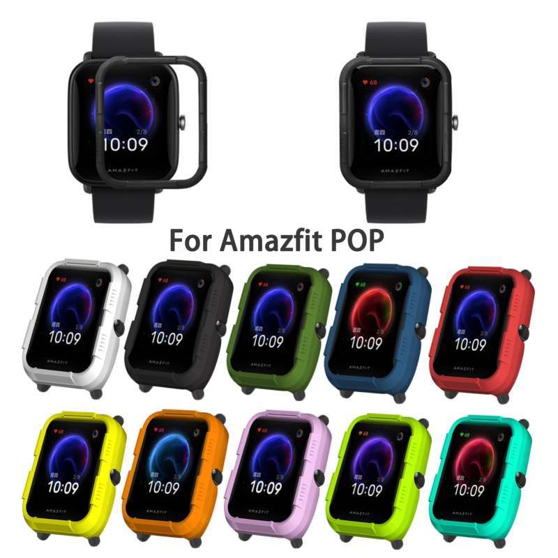 Promo Bluelans Half-heeled Edge PC Smart Watch Screen Protective Case for Huami  AMAZFIT-POP di Seller Bluelans - China | Blibli