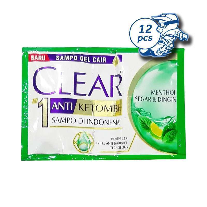 Jual Clear Ice Cool Menthol Shampoo [9 Ml X 12 Pcs | 1