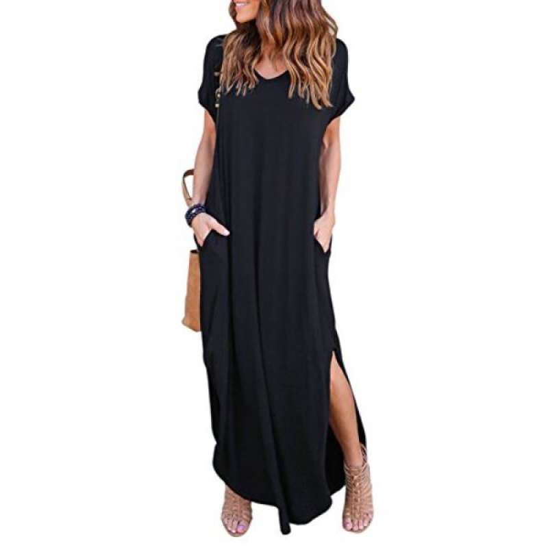 Jual HUSKARY Women's Summer Maxi Dress 