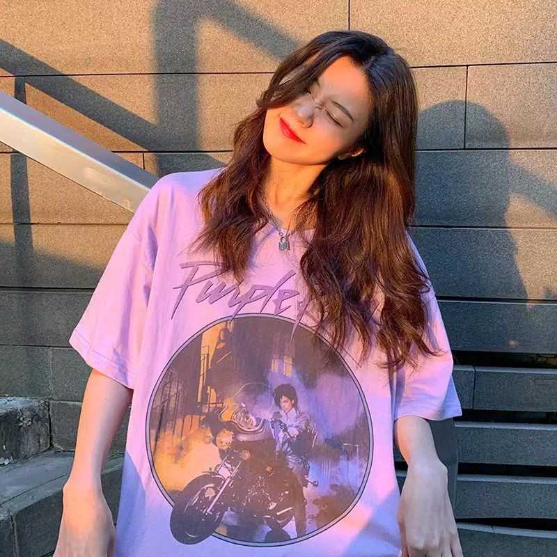 Promo Purple Rain T-shirt | Kaos T 