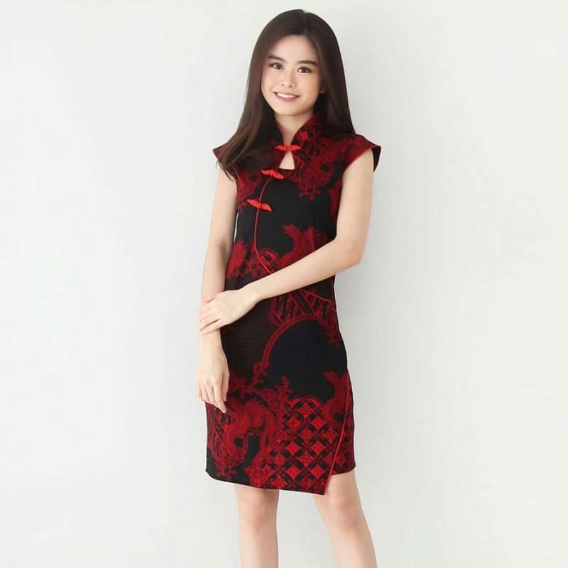 Baju hotsell batik cheongsam