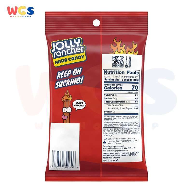 Jual Permen Jolly Rancher Hard Candy Cinnamon Fire Flavor 7oz ...