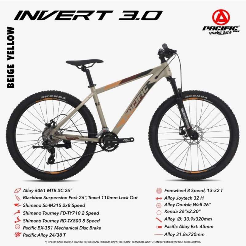 Pacific mountain bike 26 inch shop