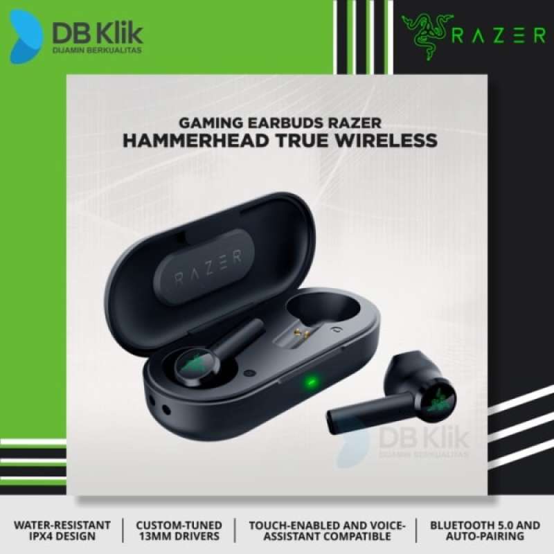 Jual Unik Earbuds RAZER Hammerhead TRUE 