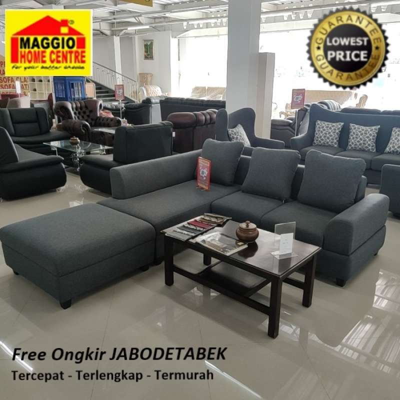 Ruang tamu store bentuk l