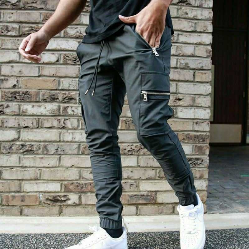 Jogger pants hotsell double zipper