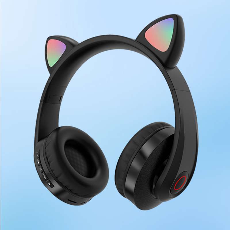 Promo Cat Ear Headphones Wiredless 