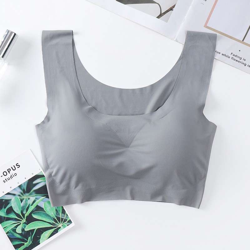 A026 / BRA SEAMLESS BIG SIZE JUMBO ICE SILK TANPA KAWAT / BH ZERO FEEL
