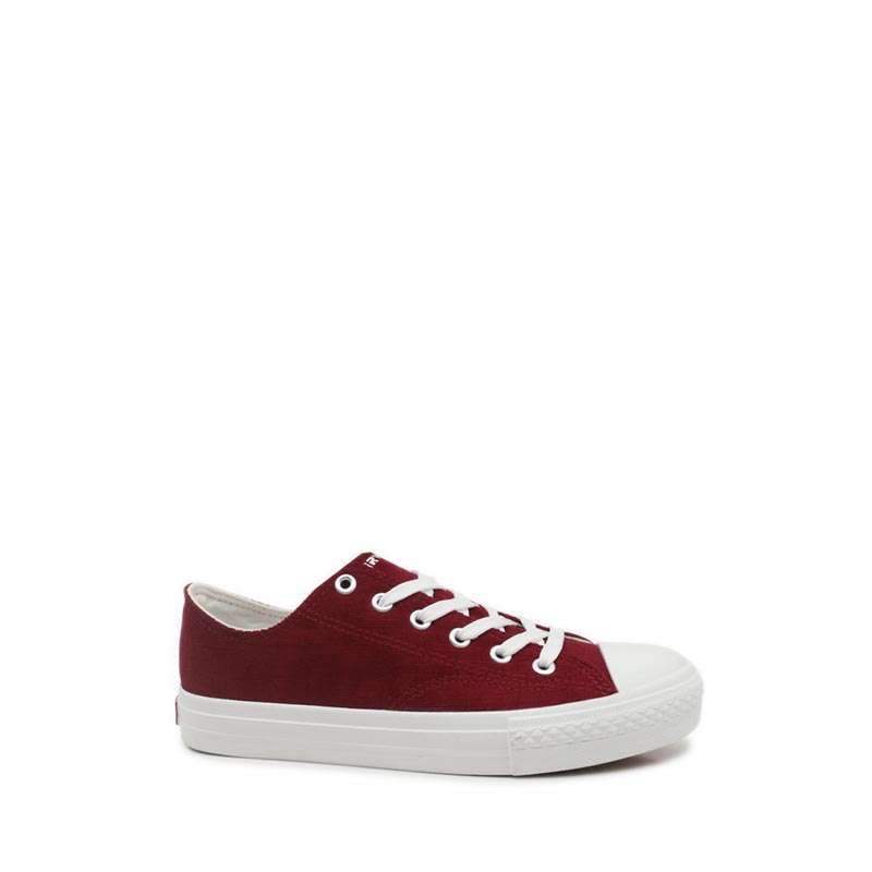 maroon colored sneakers