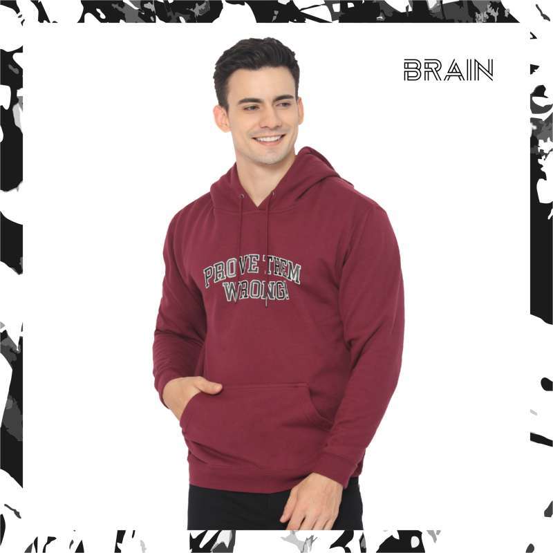 Jual Brain Clothing Hoodie Pria PROVE HD warna Maroon di Seller Brain  Clothing - Catur Tunggal, Kab. Sleman | Blibli