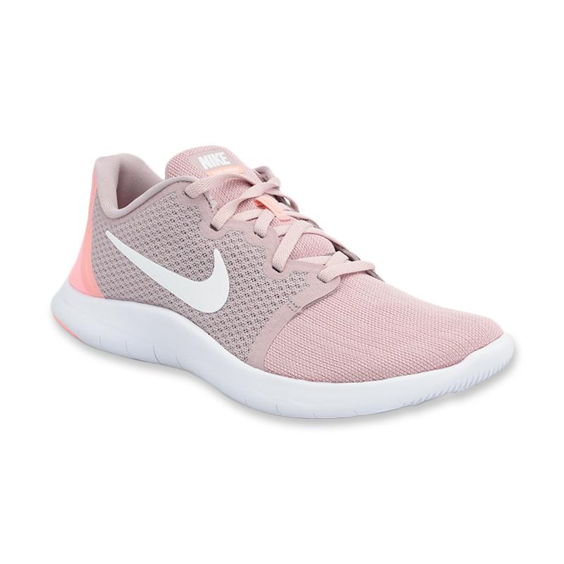 nike flex contact women's running shoes pink