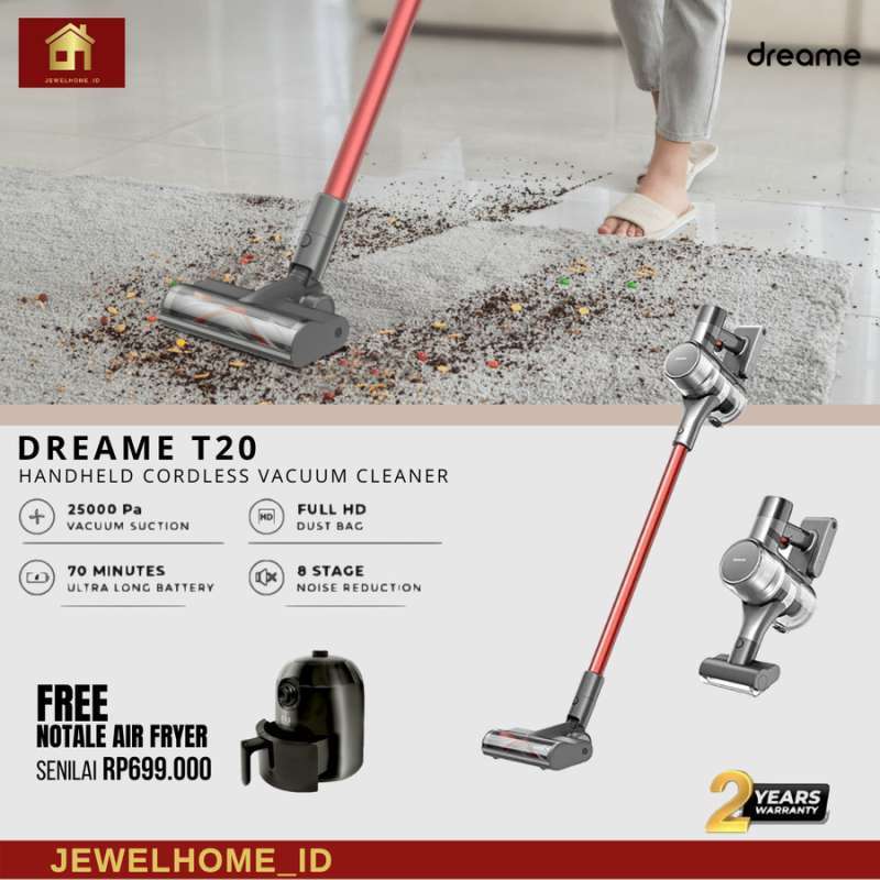 Jual Xiaomi Dreame T20 Handheld Vacuum 