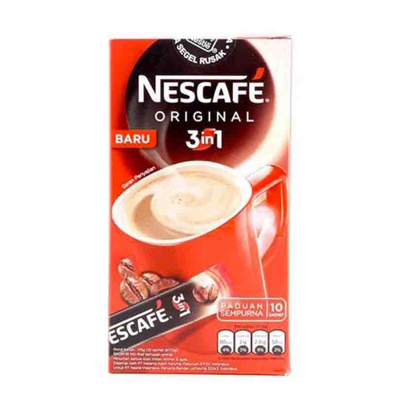 Jual Nescafe Original 3 In 1 10 Pcs Murah Agustus 2020 Blibli Com