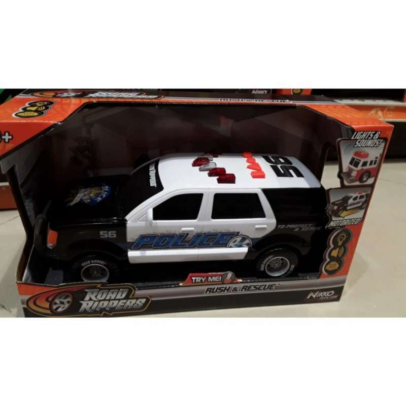 Road rippers rush hot sale and rescue police car