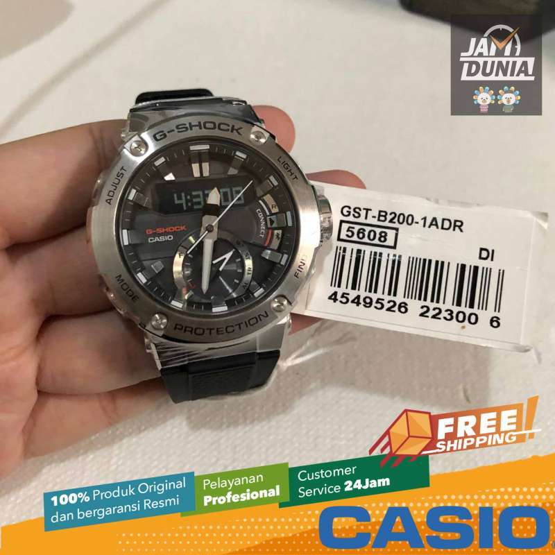 Promo CASIO ORIGINAL - CASIO G-SHOCK GST-B200-1ADR - JAM TANGAN PRIA JAM  PRIA - RUBBER G SHOCK GSHOCK CASIO GST-B200-1A GST B200 1A B 200 GSTB200 di  Seller JAMDUNIA Official Store -