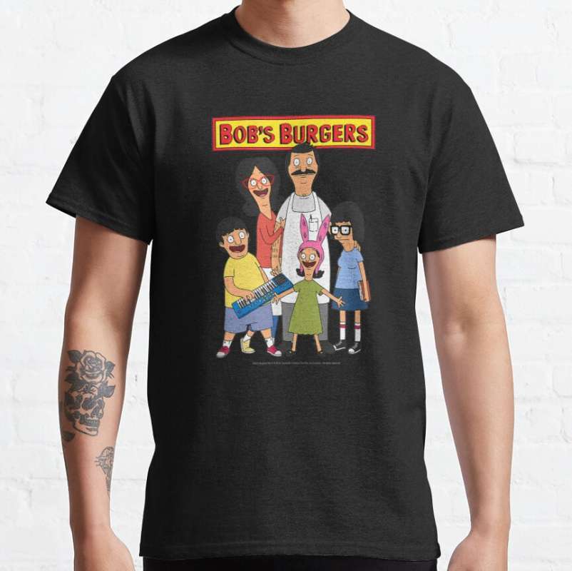Kaos Bob's Burgers New Family Pose With 