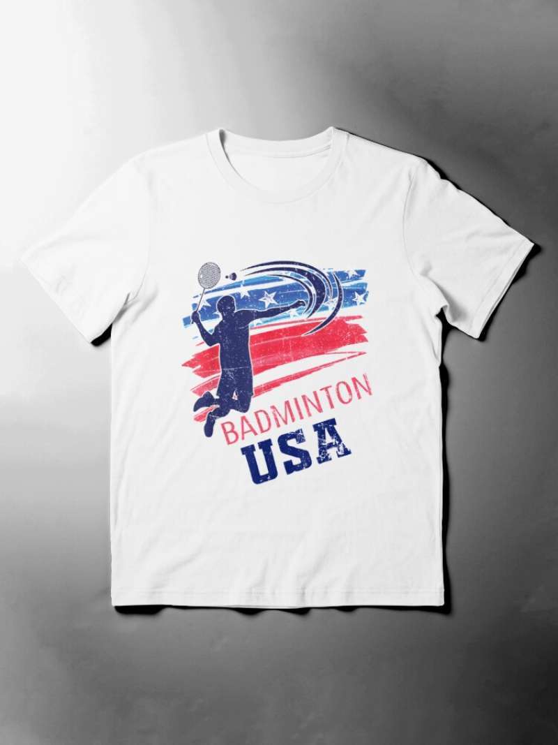 Team Tshirt USA Badminton 5171 T-Shirt 
