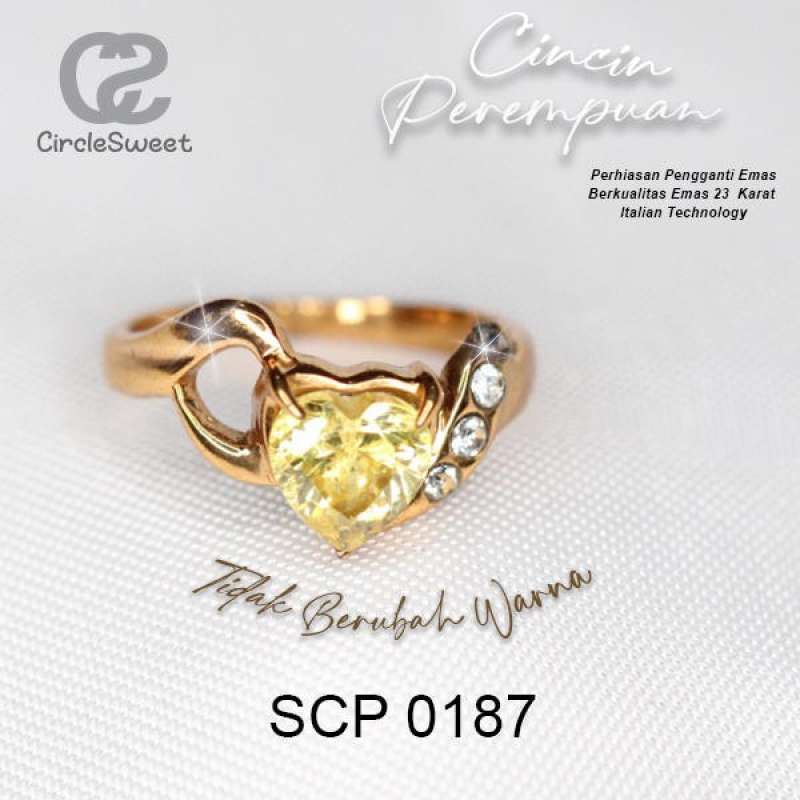 Jual CINCIN WANITA >CINCIN> WARNA EMAS> ANTI KARAT> MURAH > EKA SWASA  SCP0078 di Seller circlesweet - Dr. Sutomo, Kota Surabaya