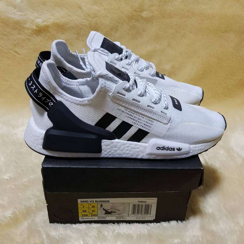 Jual Adidas Nmd R1 V2 White Black 