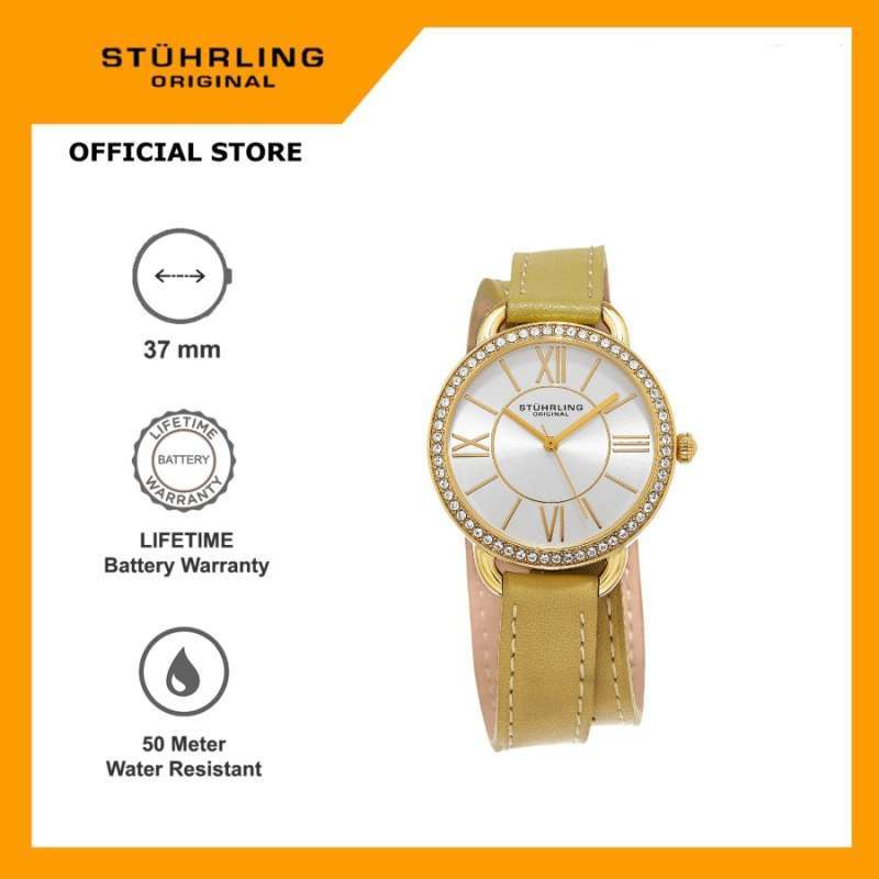 Jual Leather Strap Jam Tangan Stuhrling Original Branded Harga