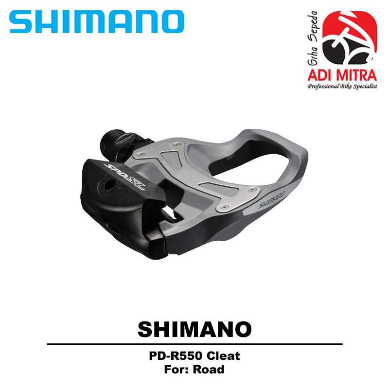 Jual Shimano Pd-r550 Grey Pedal Cleat Sepeda Balap Road Bike Di