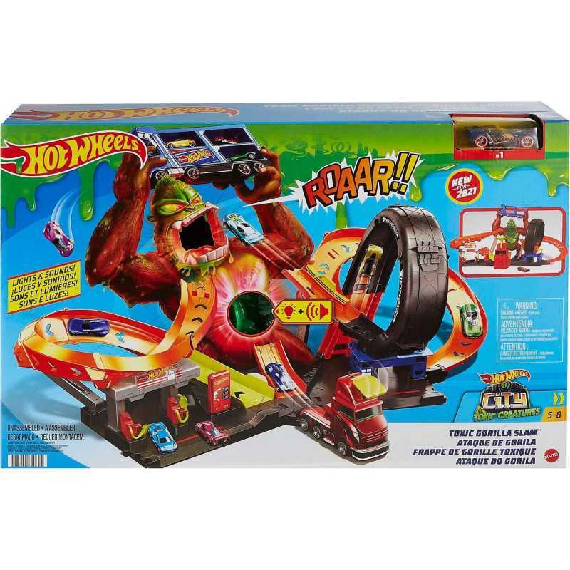 Jual Hot Wheels Track Builder Unlimited Basic Back - Mainan Trek