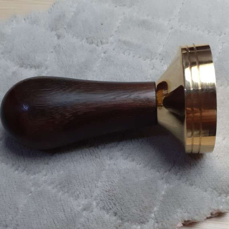 COFFEE TAMPER ROK PRESSO BRASS, 49.5MM 