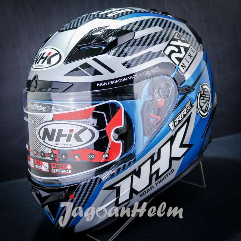 Helm nhk full face biru cheap