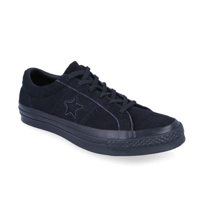 converse one star triple black