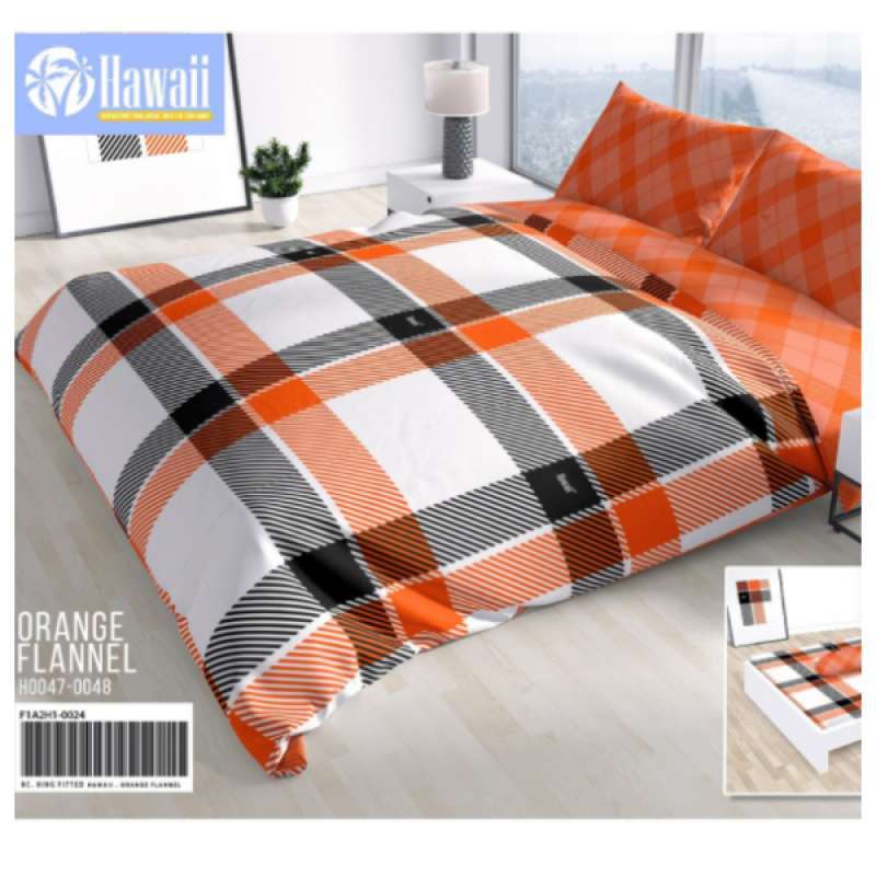 Bedcover+Seprei Hawaii Uk.160x200x20cm 