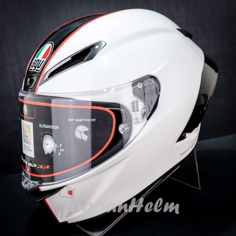 Jual AGV PISTA GPRR SCUDERIA CARBON | WHITE RED | AGV PISTA GP RR-ML di  Seller Jagoan Helm Official Store - Kota Bekasi, Jawa Barat | Blibli