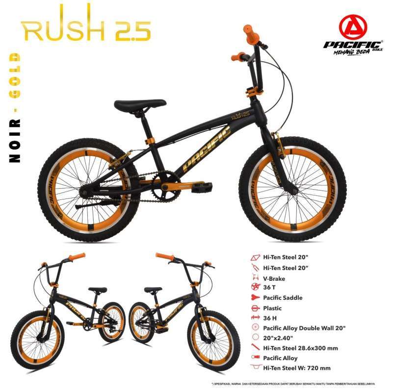Jual Sepeda Anak Remaja Pacific BMX RUSH 2.5 20 Inch Garansi SNI