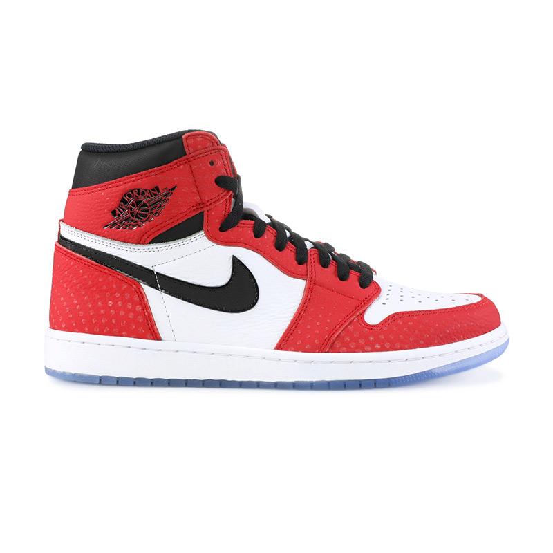Jual Nike Men Air Jordan 1 Spider Man Sepatu Sneakers Pria Red White 555088 602 Online Desember 2020 Blibli