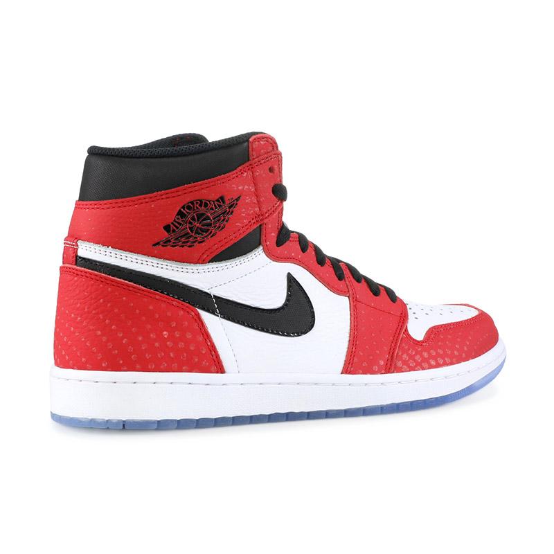 Jual Nike Men Air Jordan 1 Spider Man Sepatu Sneakers Pria Red White 555088 602 Online Desember 2020 Blibli