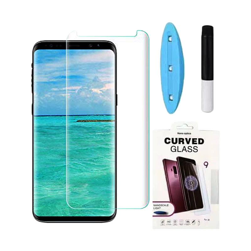 Ranmel UV Light Nano Liquid Tempered Glass Screen Protector for Samsung Galaxy Note8 - Clear [