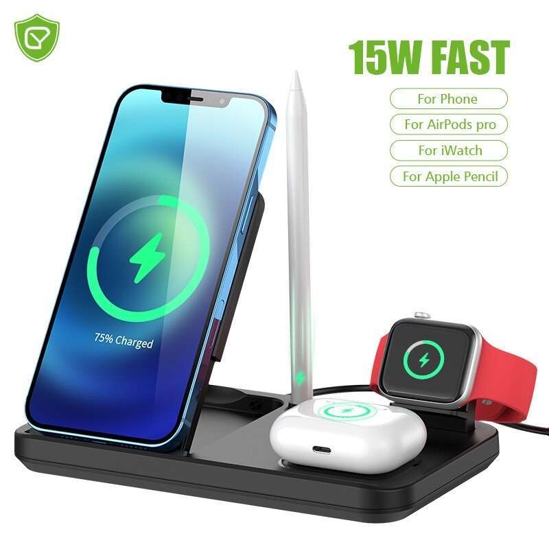 Wireless iphone apple watch charger