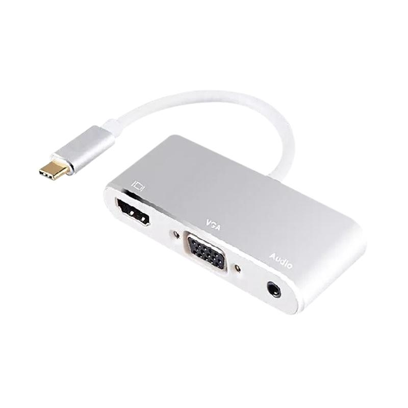 Promo Wiretek in1 Combo Type C Adaptor 