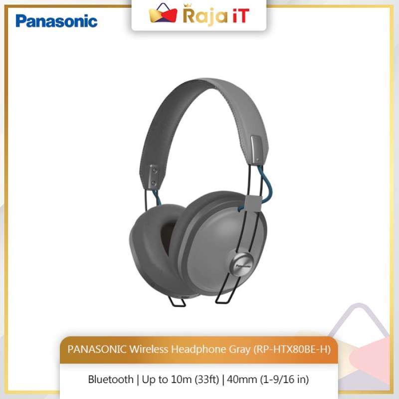 Jual PANASONIC Wireless Headphone Gray (RP-HTX80BE-H) di Seller Raja IT  Official Store - Kota Jakarta Utara, DKI Jakarta | Blibli