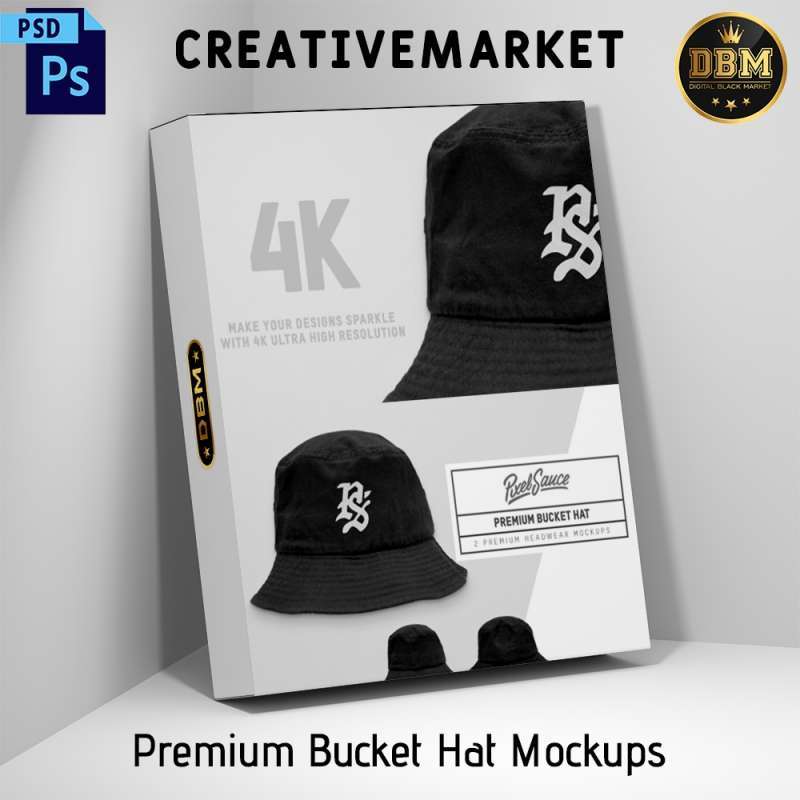Promo Premium Bucket Hat Mockups 