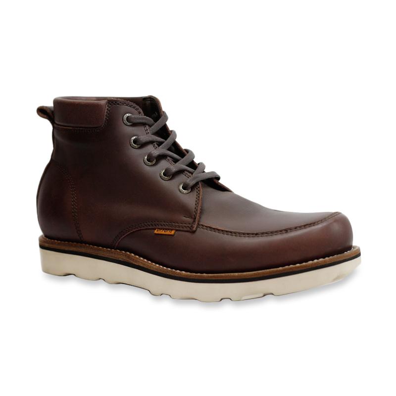 Jual Dr Faris Footwear Premium Sepatu Boots Pria Maroon