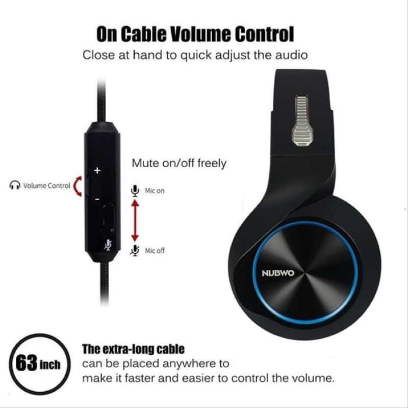 Jual TERMURAH Nubwo N11 Bass Casque PC Gaming Headset di Seller Amira  salsabila - Indonesia | Blibli