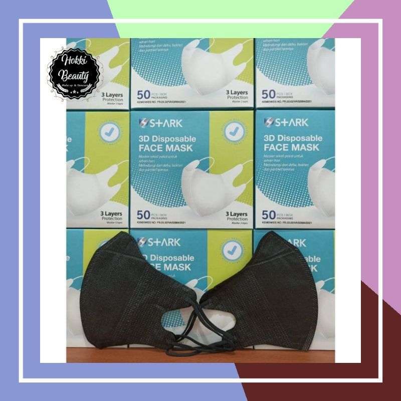 Promo Masker 3 Ply Kemenkes Biasa Duckbill S Ark Stark Isi 50 Pcs Hitam Di Seller Hokkibeauty Official Store Kota Pekanbaru Riau Blibli