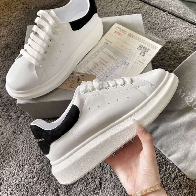 white thick sneakers