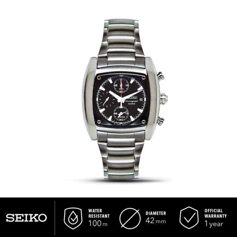 Jam tangan seiko hotsell chronograph original