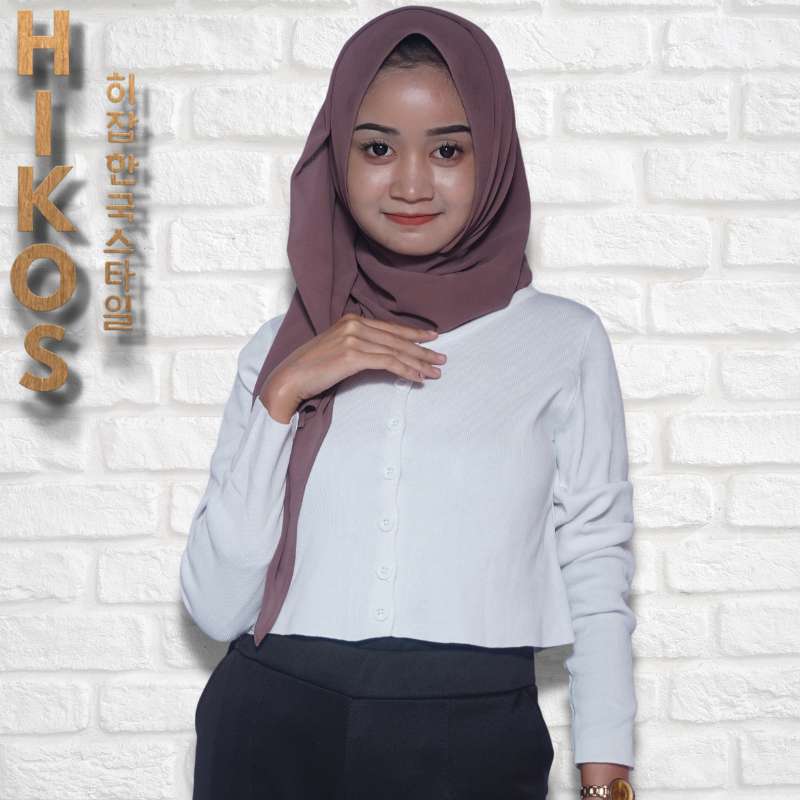 style hijab cardigan crop