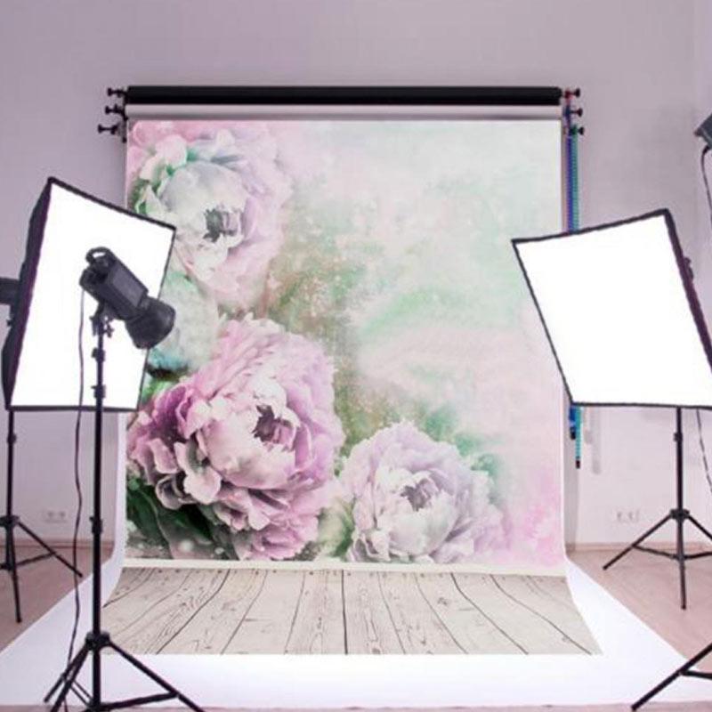 Jual Bluelans 12 Purple Flower Screen Photo Studio 3d Pattern Photography Photo Backdrop Background Decor Online September 2020 Blibli Com