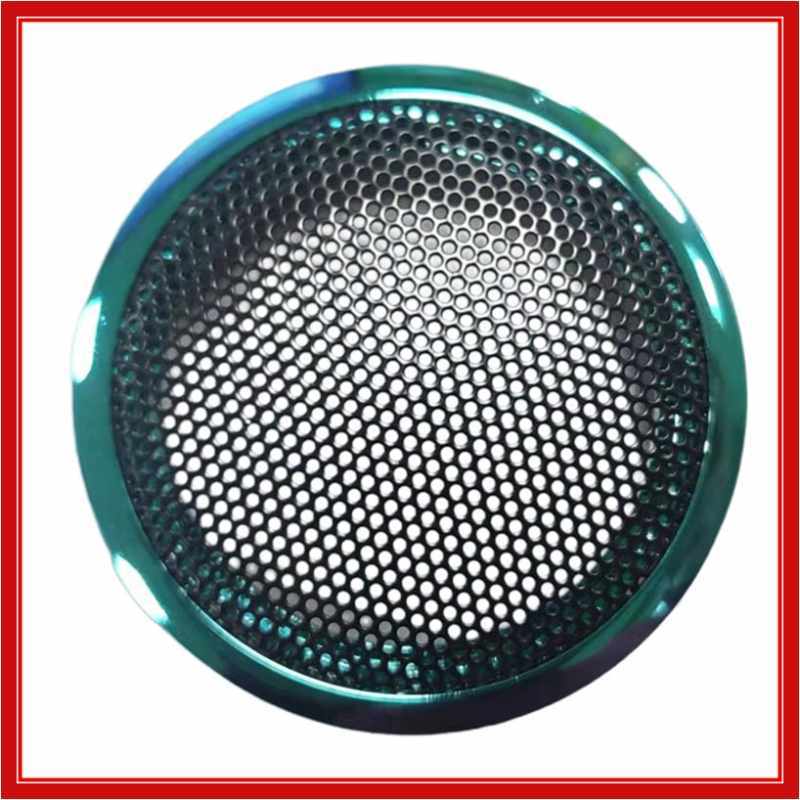 2pcs 3" Grill Mesh Decorative Circle Woofer Guard Protector Cover